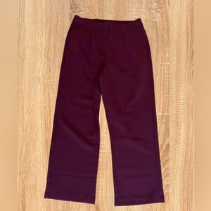 Burgundy Trousers